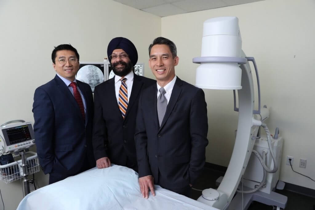 Dr. Walia, Sean Li, and John Mak