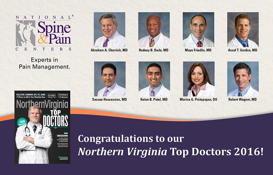 NSPC Physicians Named “Top Doctors” by Northern Virginia Magazine